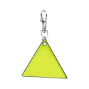 Trikke yellow  reflective keyring 