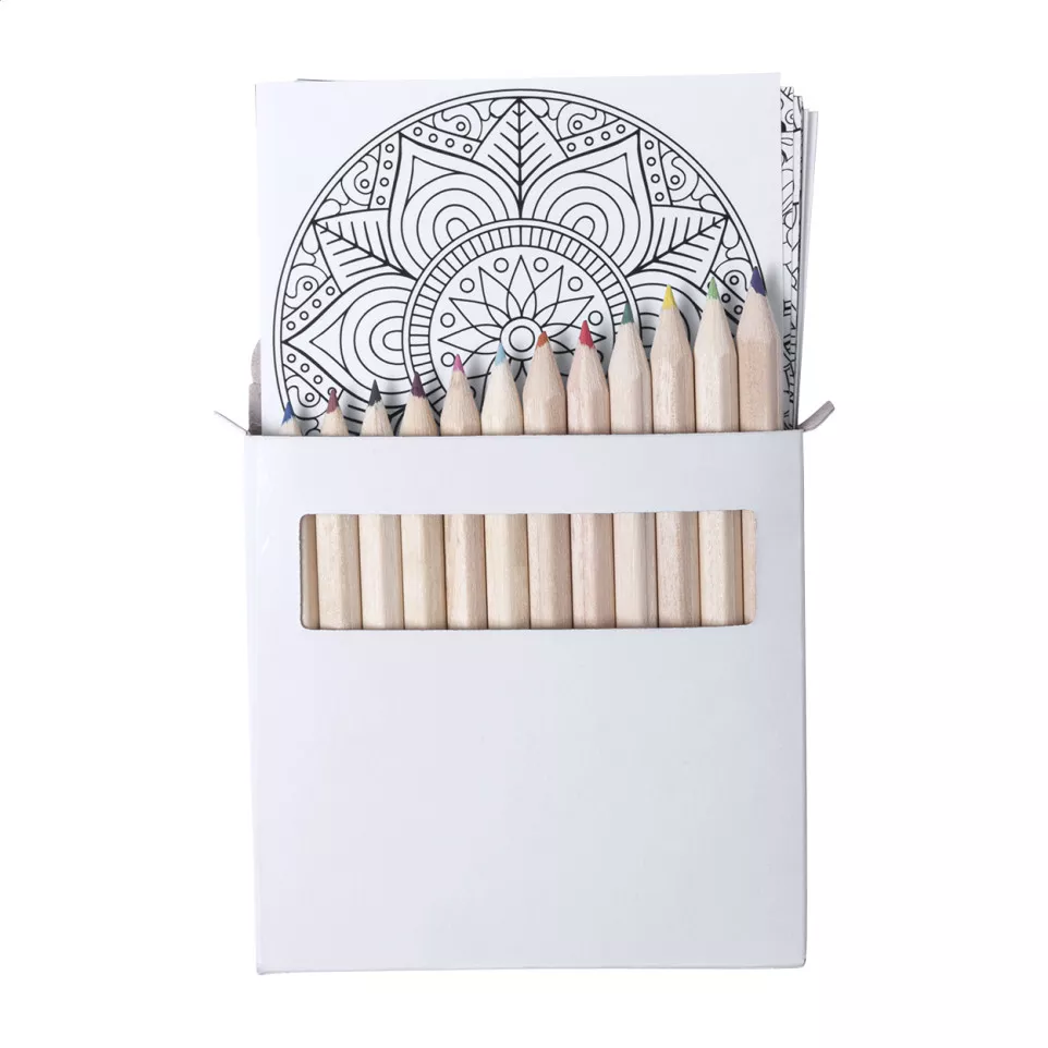 Condala blanc  jeu de coloriage mandala 