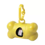 Pobba jaune  distributeur sachets pour déchets canins 