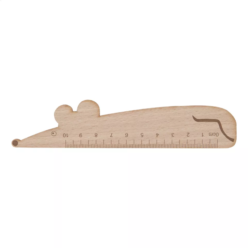 Looney natural  wooden ruler 