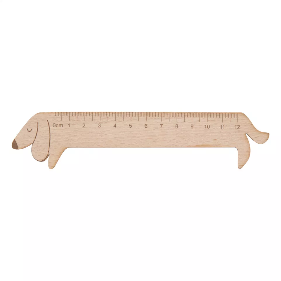 Looney naturelle  règle en bois 