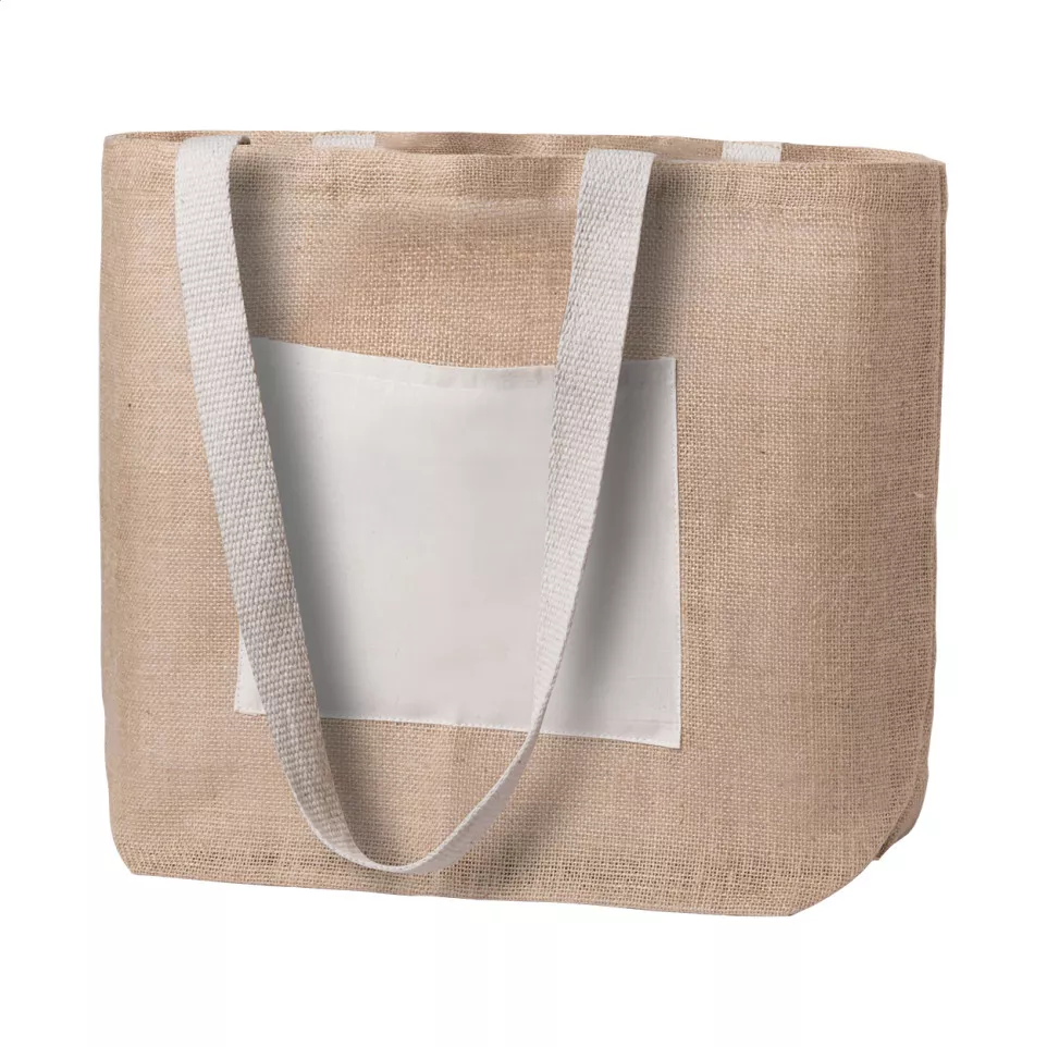 Argent natural  beach or shopping bag 