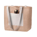 Argent natural  beach or shopping bag 