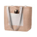 Argent naturelle  sac de plage ou sac à provisions 