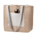 Argent naturelle  sac de plage ou sac à provisions 