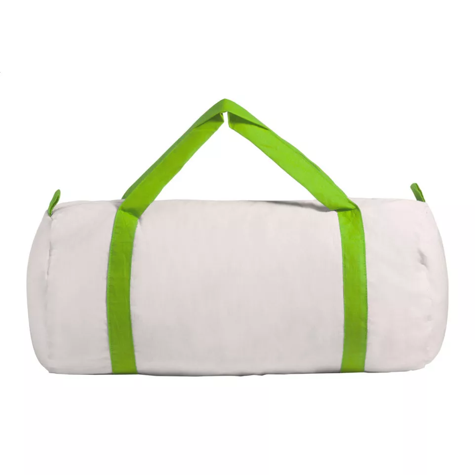 Odens lime green natural sports bag 