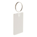 Foamy D white  keyring 