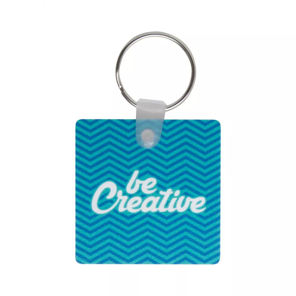 Foamy C white  keyring 