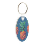 Foamy B white  keyring 