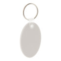 Foamy B white  keyring 