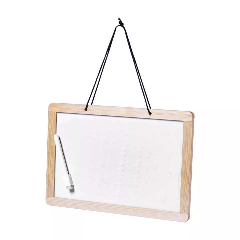 Grocery black white message board 