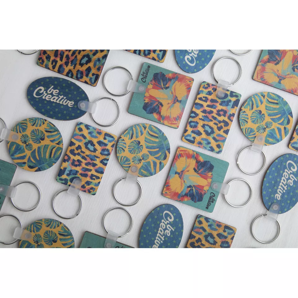 Woody D natural  keyring 