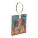 Woody C natural  keyring 