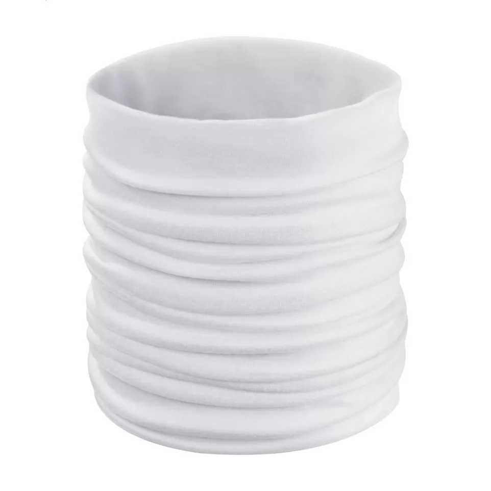 Slurry white  multi-purpose scarf 