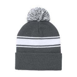 Frosty grey  winter hat 