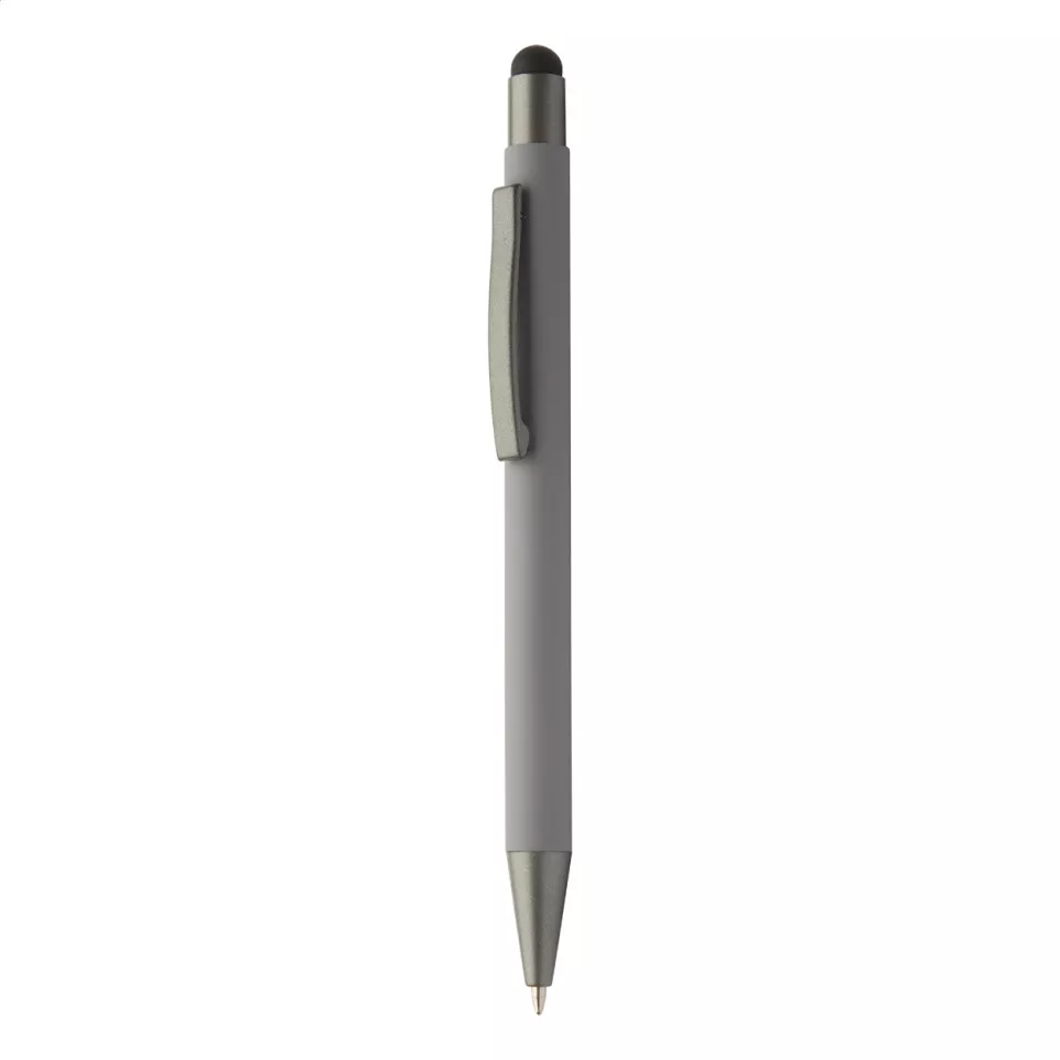 Hevea donker grijs  touch balpen 