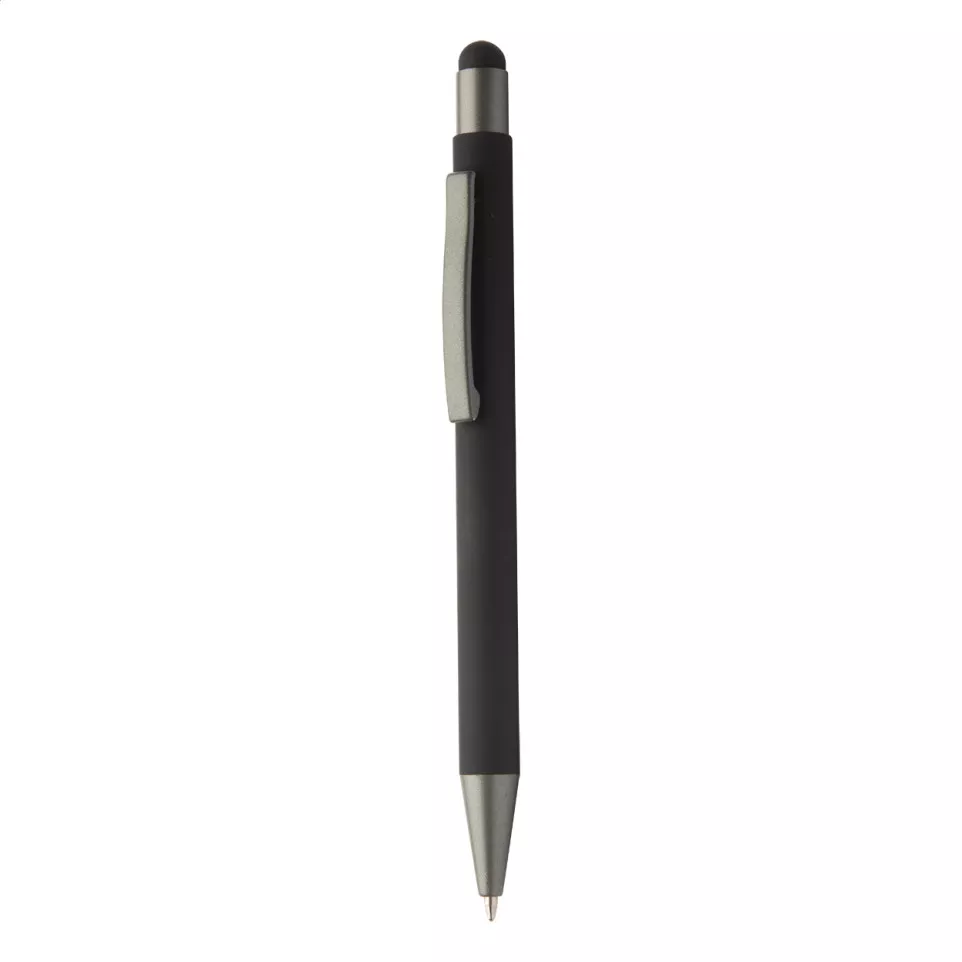 Hevea zwart  touch balpen 