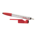 Handy red silver touch ballpoint pen 