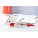 Handy rood zilver touch balpen 