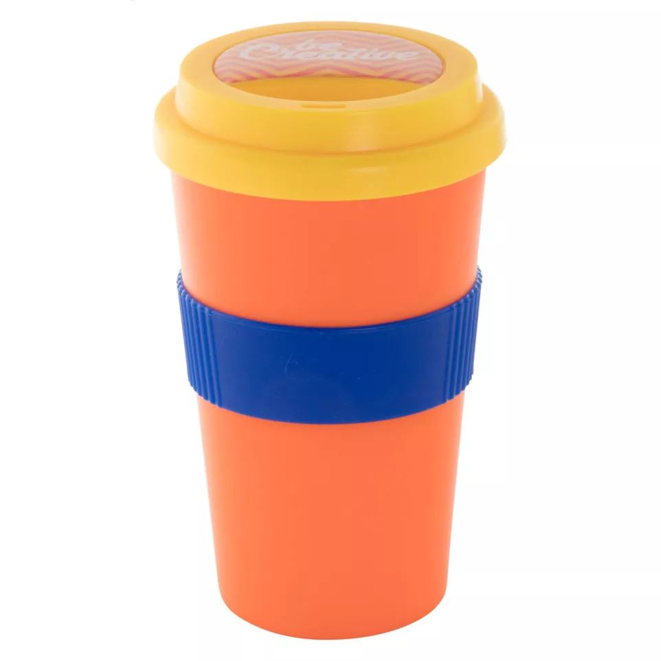 CreaCup jaune  Mug thermos, couvercle B