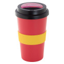 CreaCup black  customisable thermo cup, lid B