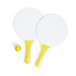 Negril jaune blanc jeu de tennis de plage 