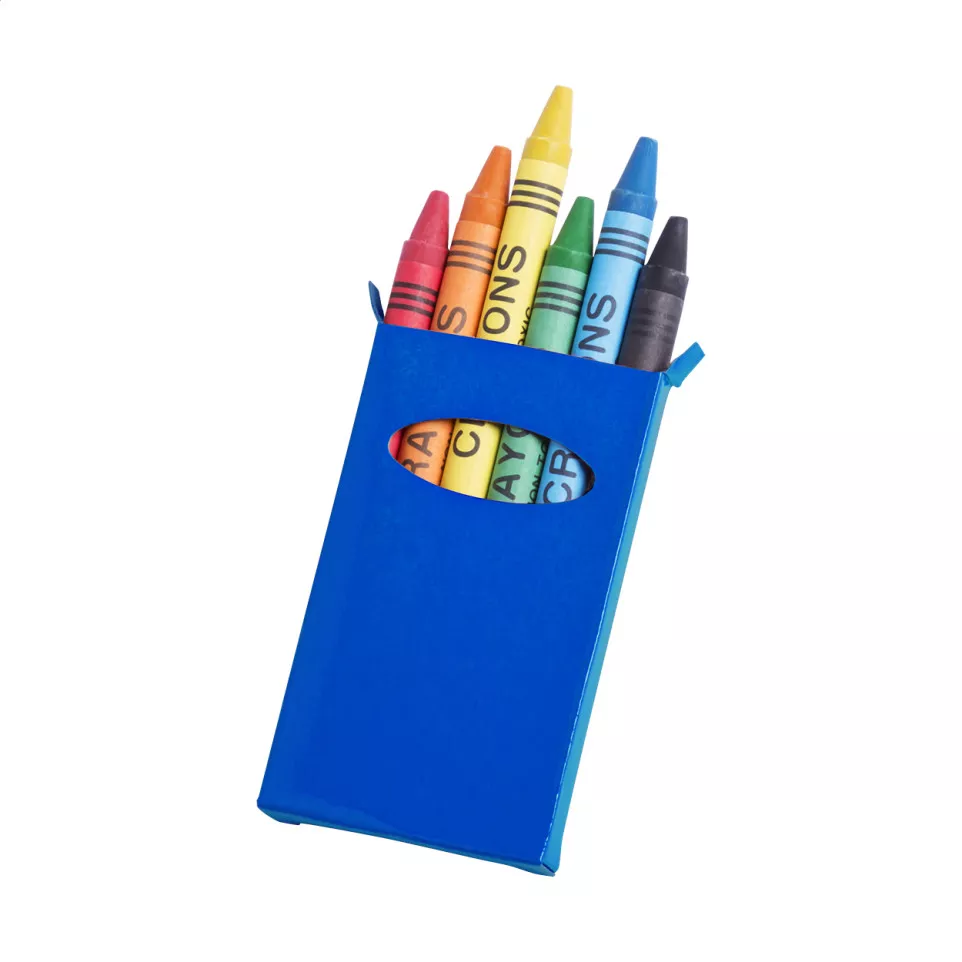 Sorell blauw  6 krijtjes set 