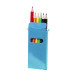 Lionni blauw  6 delige potloden set 