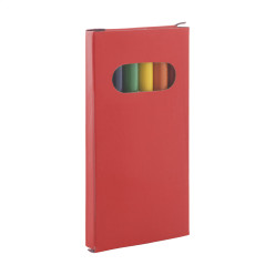 Lionni rood  6 delige potloden set 