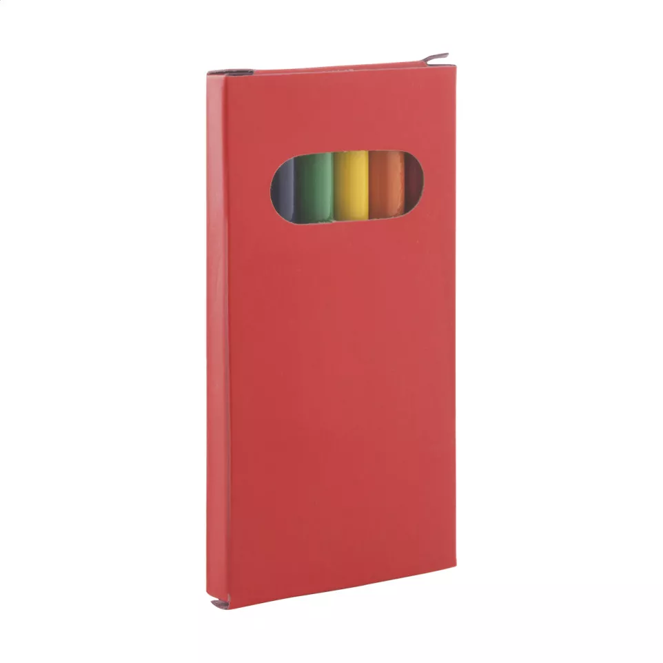 Lionni rood  6 delige potloden set 