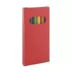 Lionni rouge  set de 6 crayons 