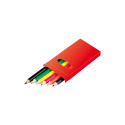 Lionni rood  6 delige potloden set 