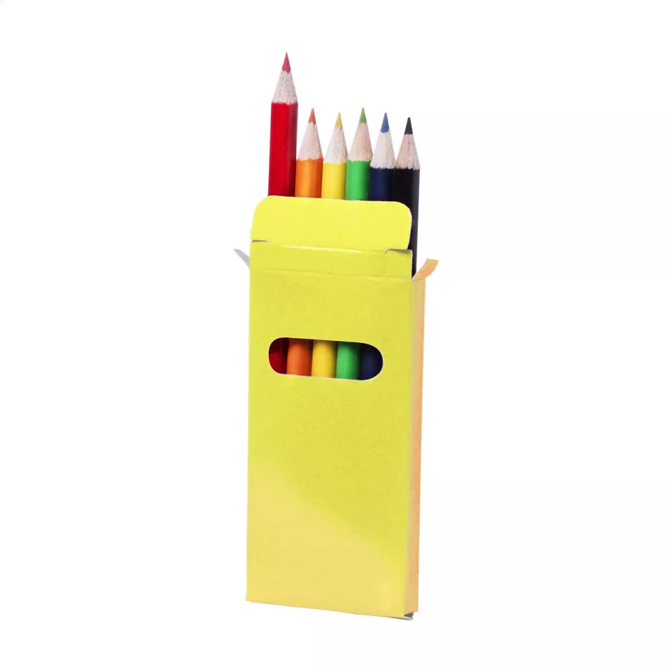 Lionni geel  6 delige potloden set 
