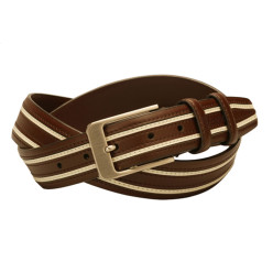 Tessa bruin  lederen riem 