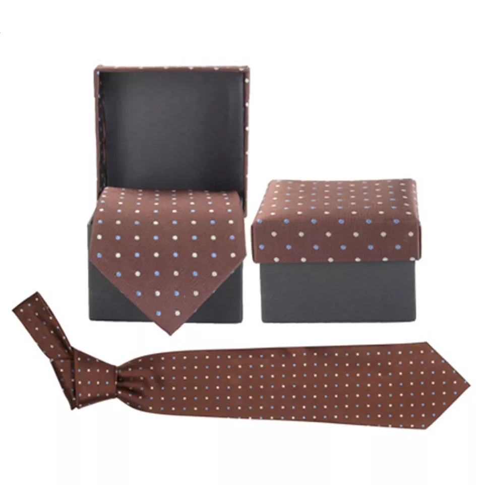 Luxey brown  necktie 
