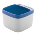 Warger bleu blanc pot à crayons avec hub USB 