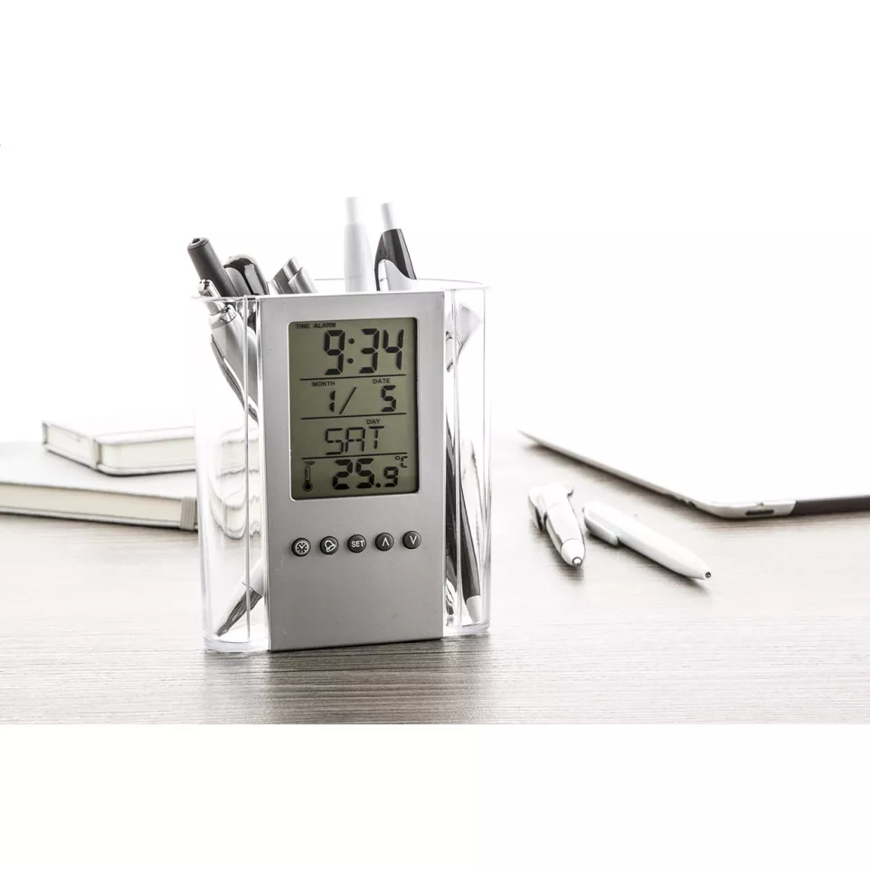 Crystalline transparent  pen holder 