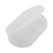 Tripill frosted white  pillbox 