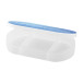 Tripill frosted white  pillbox 