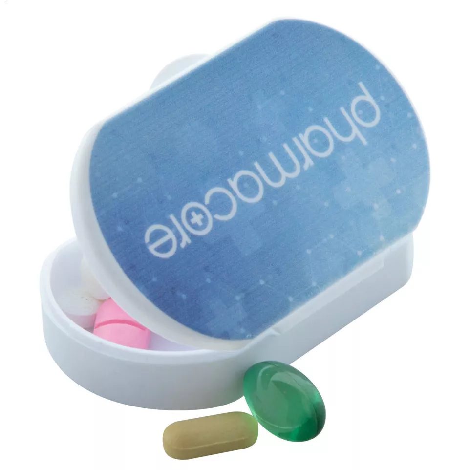 Tripill white  pillbox 