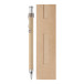 Kagura silver beige ballpoint pen 