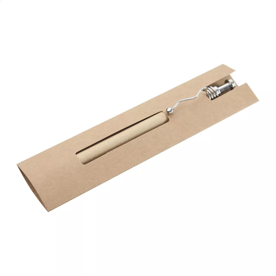 Kagura zilver beige balpen 