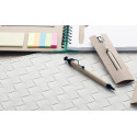 Kagura black beige ballpoint pen 