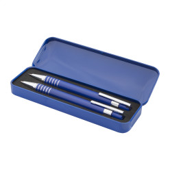 Twinox blue  pen and pencil set 