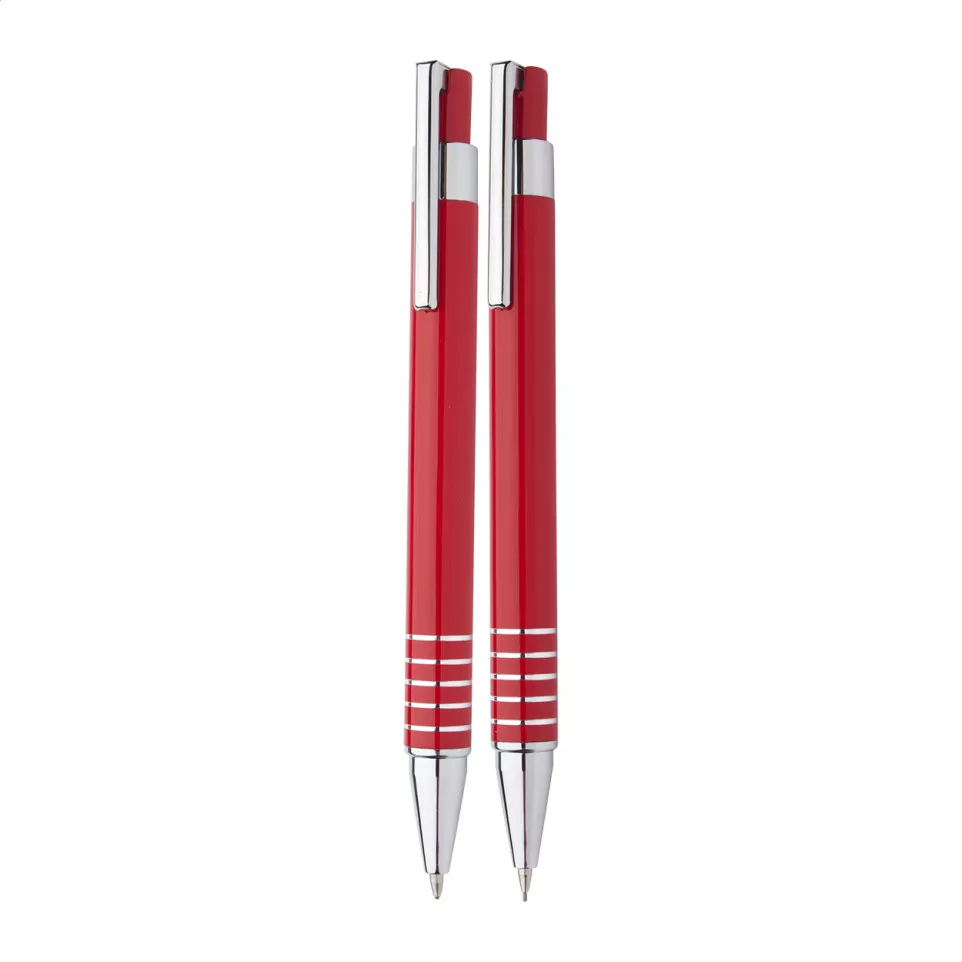 Twinox rood  pen en potlood set 