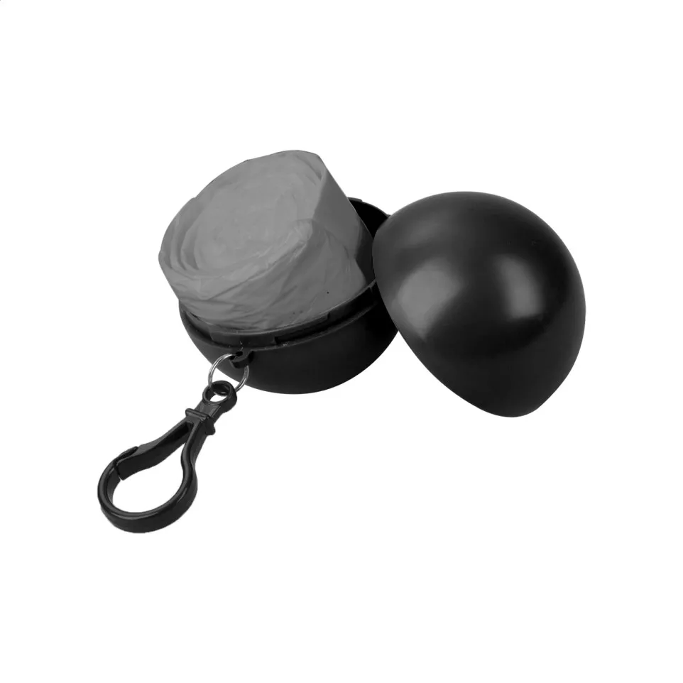 Aegis zwart  sleutelhanger poncho 