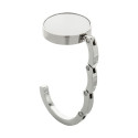 Factor blanc argenté accroche-sac 
