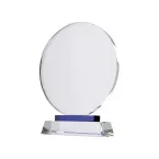Tournament transparent  crystal trophy 
