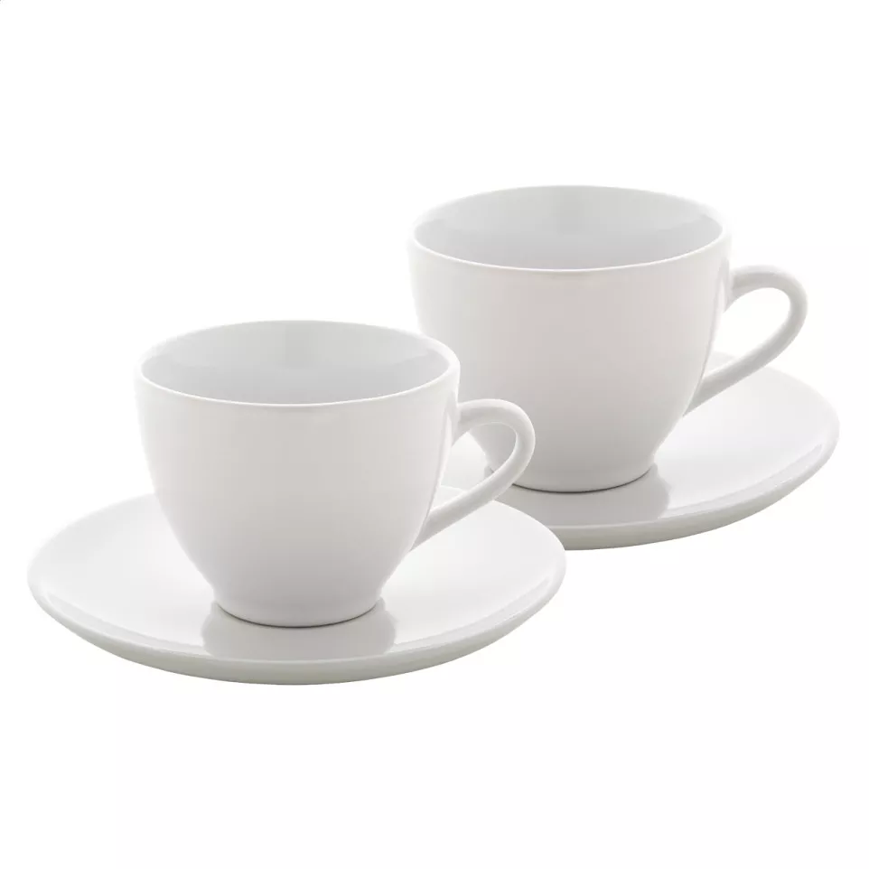Typica blanc  set tasse cappuccino 