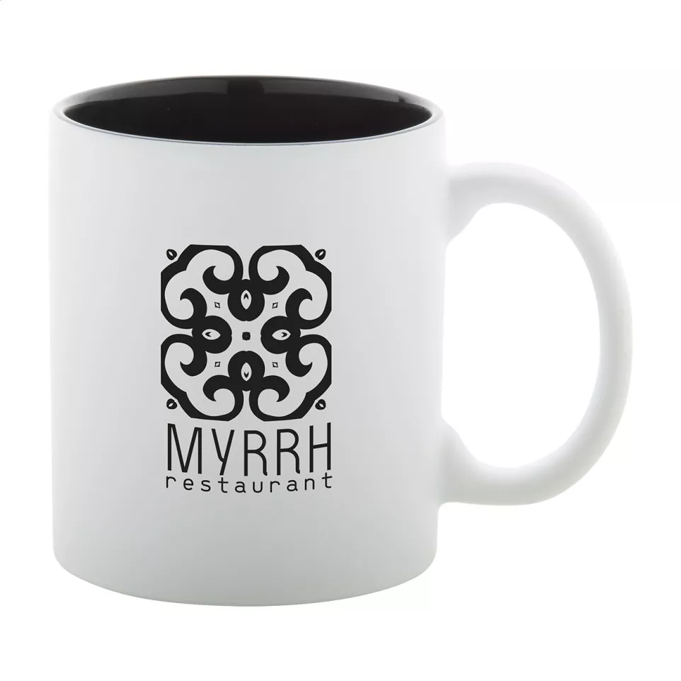 Revery black white mug 